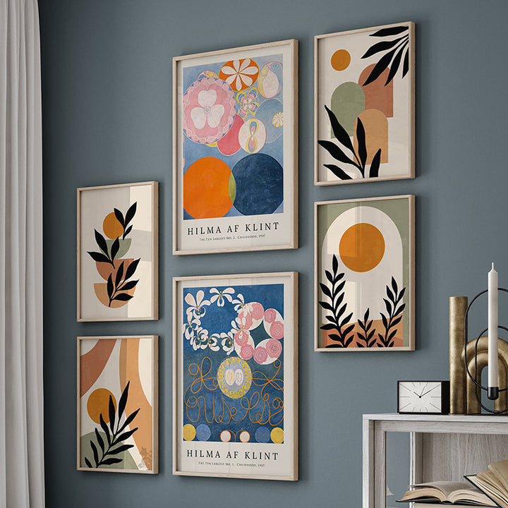 Fall into Bohemia: A 6-Piece Art Collection Inspired by Hilma