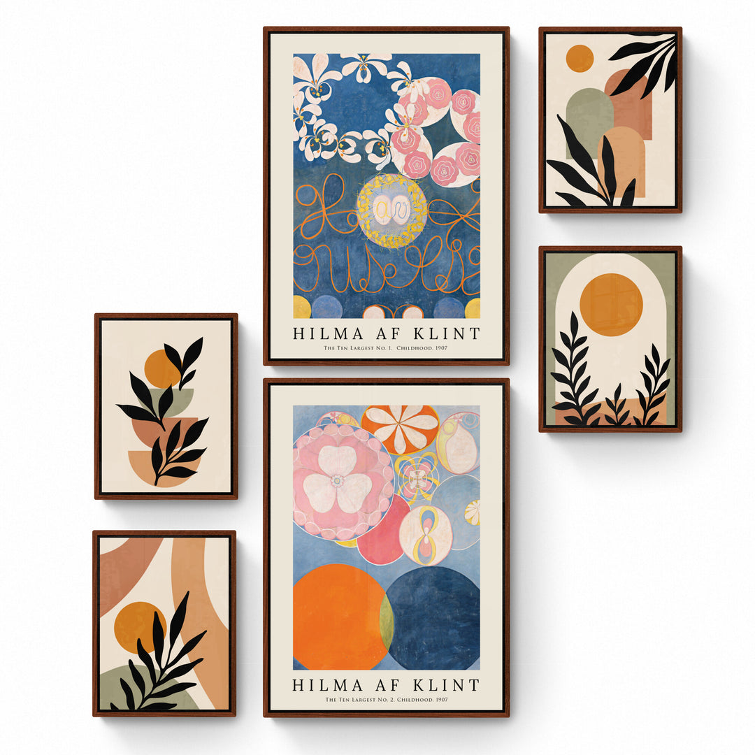 Fall into Bohemia: A 6-Piece Art Collection Inspired by Hilma