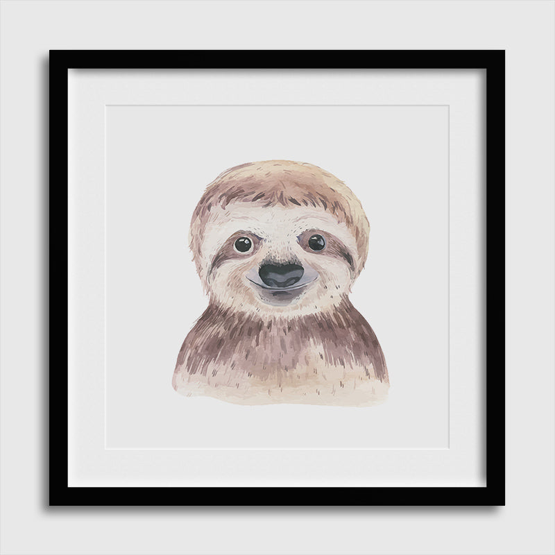 Baby Sloth-Watercolor