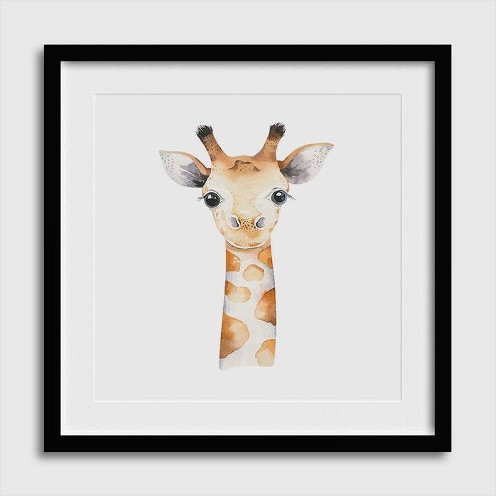 Baby Giraffe-Watercolor