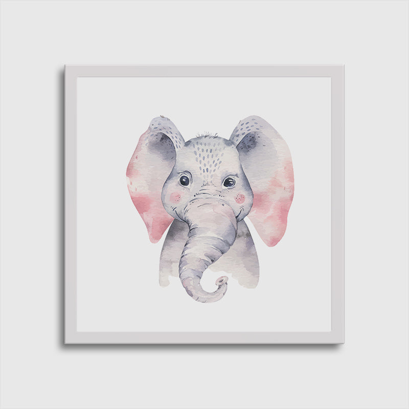 Baby Elephant-Watercolor