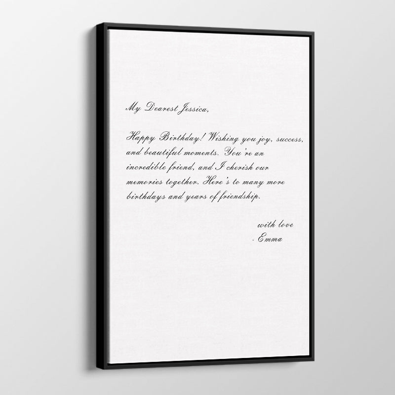 Personalized Letter