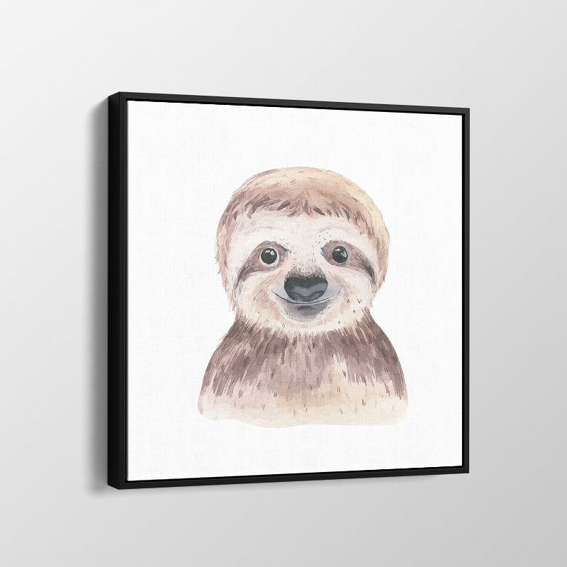 Baby Sloth-Watercolor