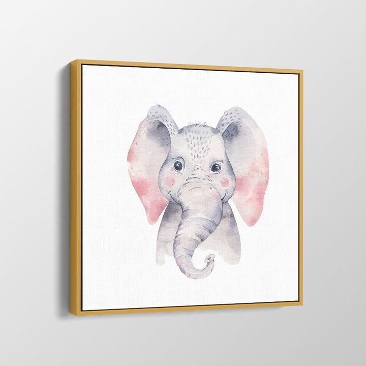 Baby Elephant-Watercolor