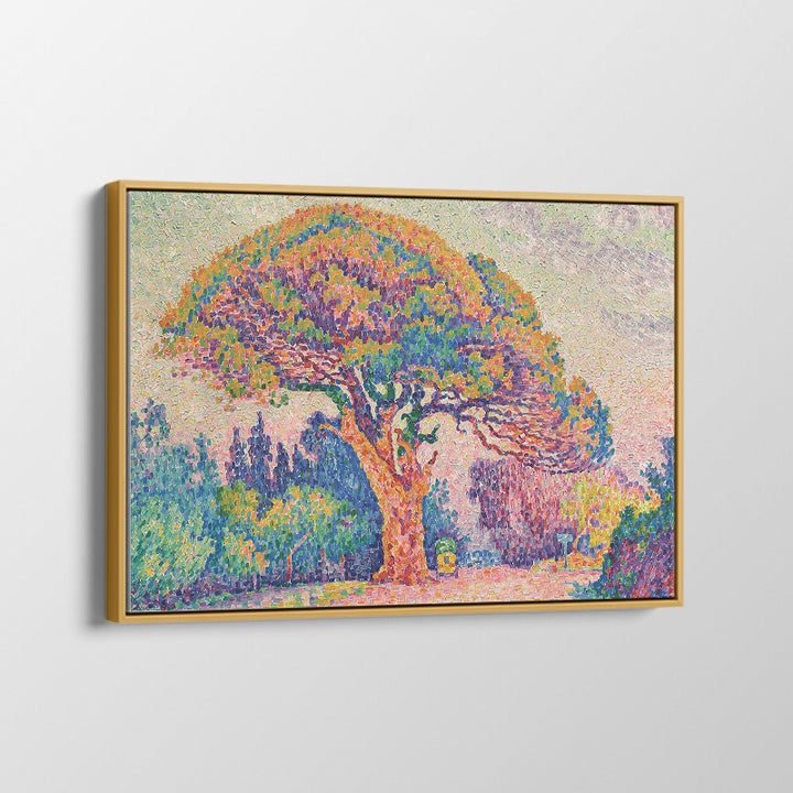 The Pine Tree At Saint Tropez-Paul Signac