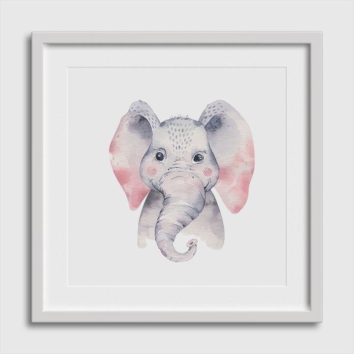 Baby Elephant-Watercolor