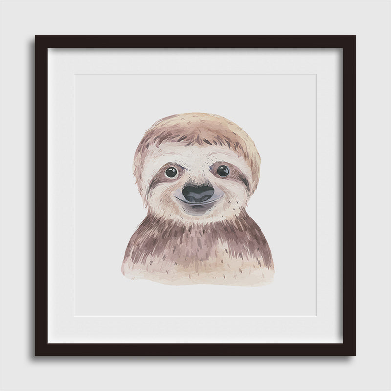 Baby Sloth-Watercolor