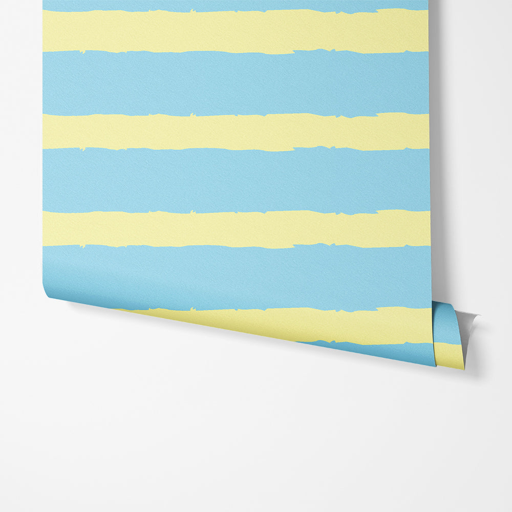 Yellow-Blue Pastel Strips