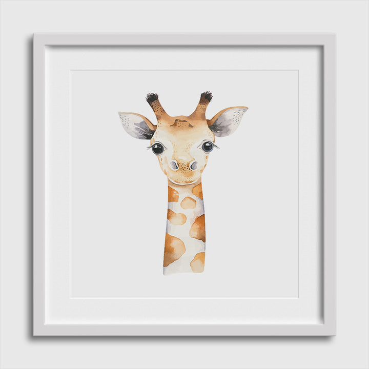 Baby Giraffe-Watercolor