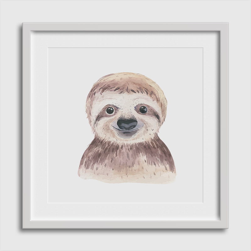 Baby Sloth-Watercolor