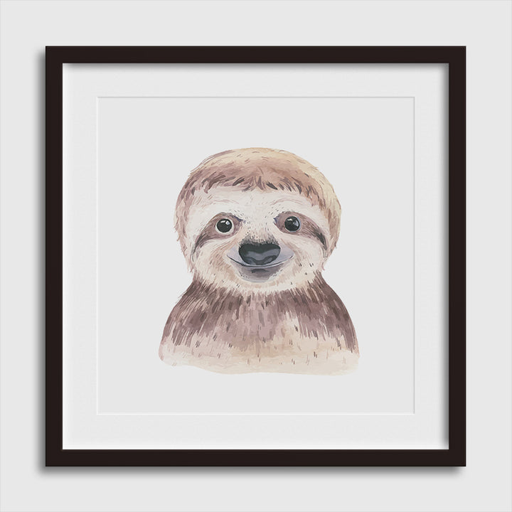 Baby Sloth-Watercolor