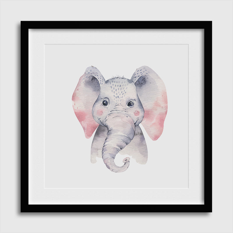 Baby Elephant-Watercolor