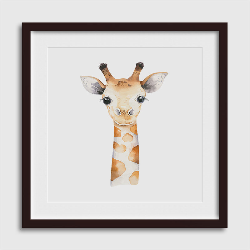 Baby Giraffe-Watercolor