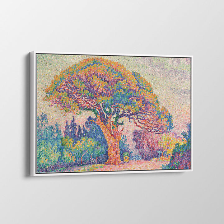 The Pine Tree At Saint Tropez-Paul Signac