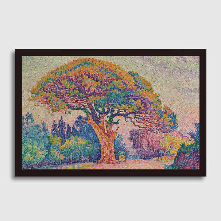 The Pine Tree At Saint Tropez-Paul Signac